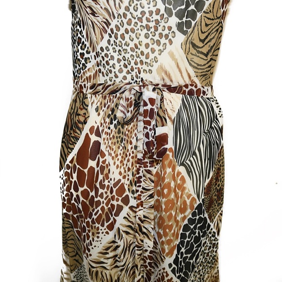 Vintage 90's Moschino Animal Print Dress - Picture 4 of 8